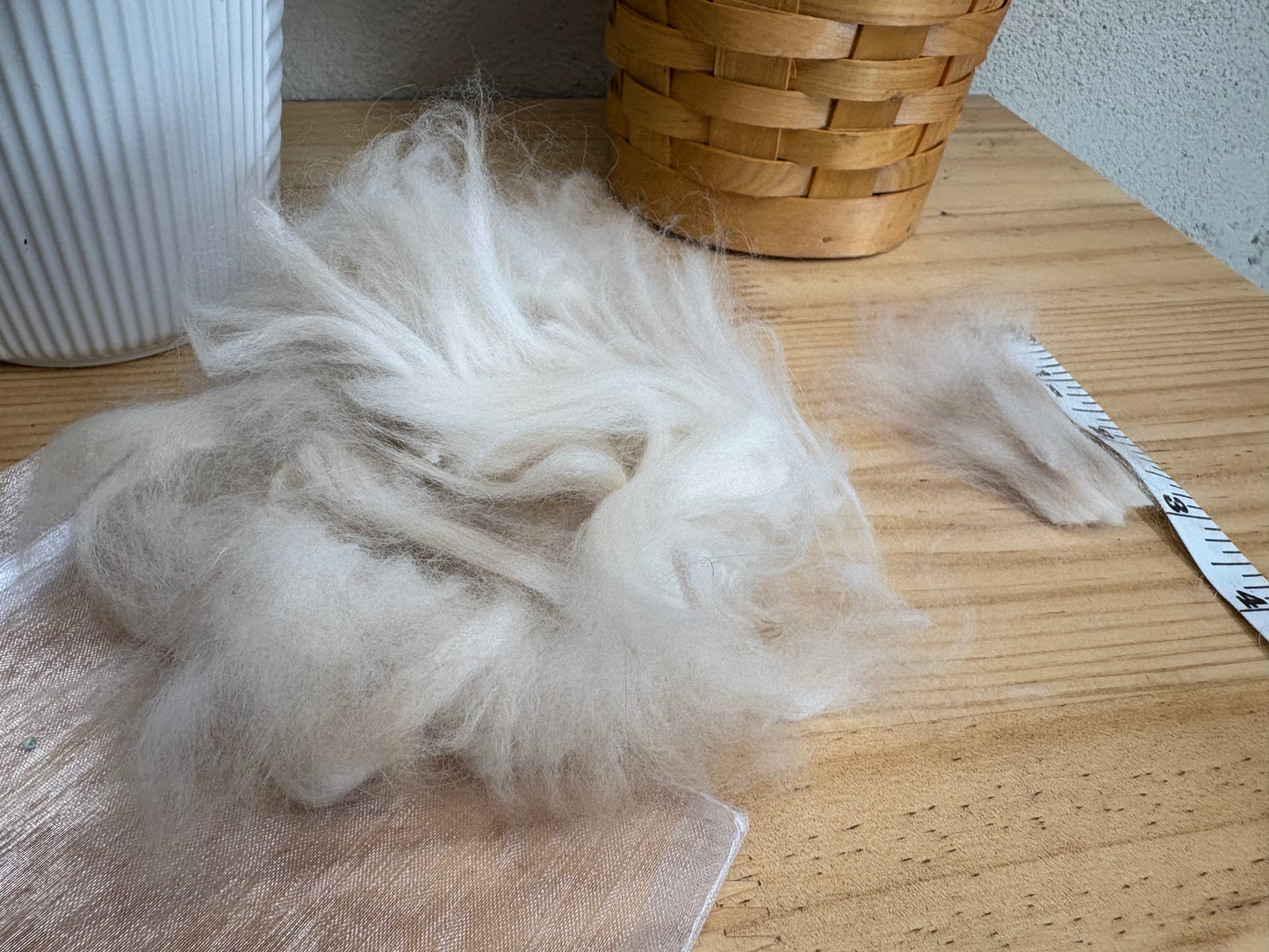 Angora Rabbit 1oz. Fiber Bundle